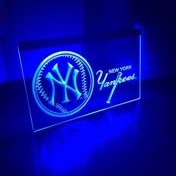 NEW YORK YANKEES LED NEON LIGHT SIGN 8x12 - Picture 1 of 3